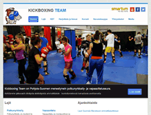 Tablet Screenshot of kickboxingteam.com